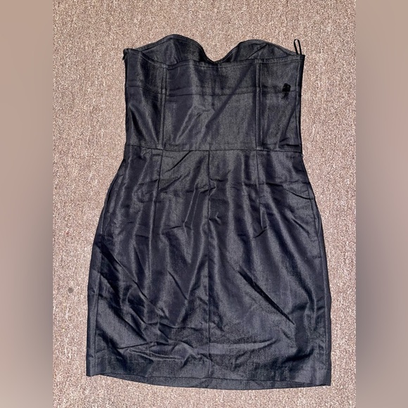 Necessary Objects strapless pleated mini dress - Picture 2 of 4